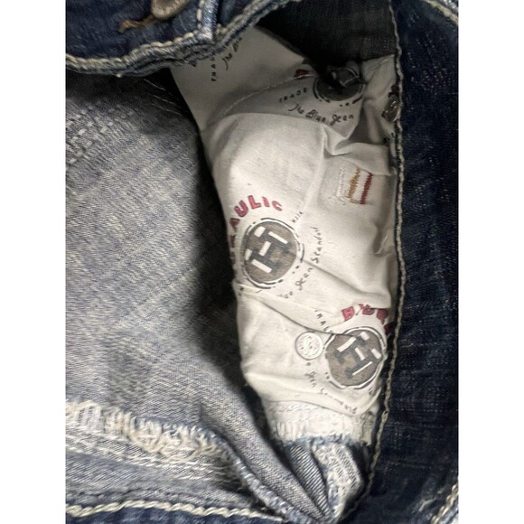 Hydraulic Boot Cut Jeans Women’s 11/12 Cropped Embroidered Stretch #99678 - Picture 11 of 12